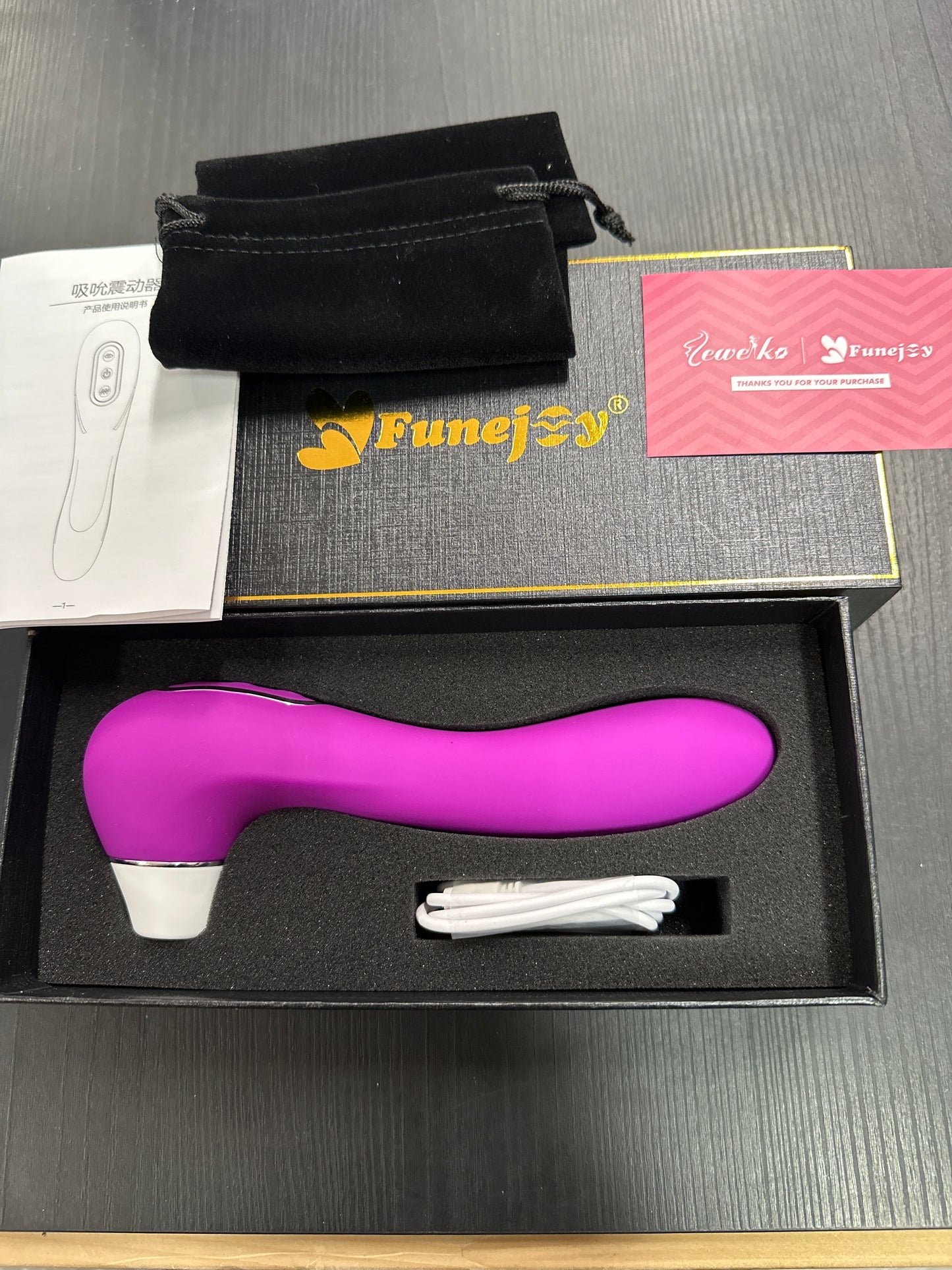 Neuware -Tragbares Silikon-Massagegerät-10 Frequenzmodi- Weiches Silikon - Wasserdicht - USB-Aufladung